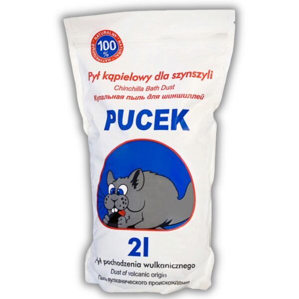 Pucek pył kąpielowy wulkaniczny – piasek dla szynszyli