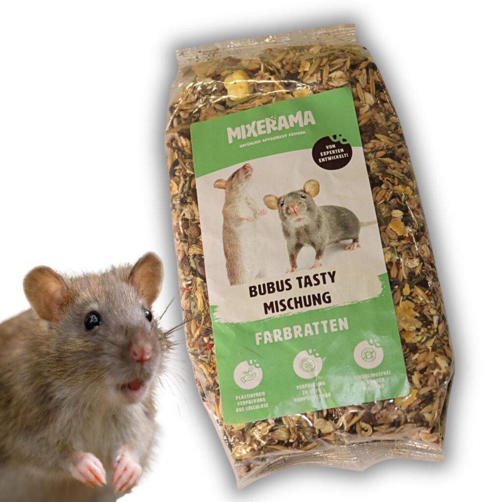 Karma dla szczura Mixerama Farbratten BUBUS Tasty Mischung 500g
