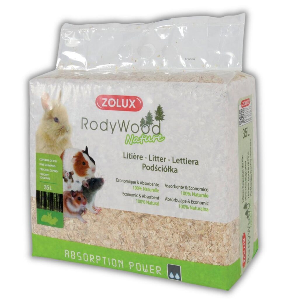 Zolux ściółka trociny rodywood nature 35L