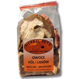 Suszone owoce dla gryzoni Herbal Pets Owoce Pól i Lasów