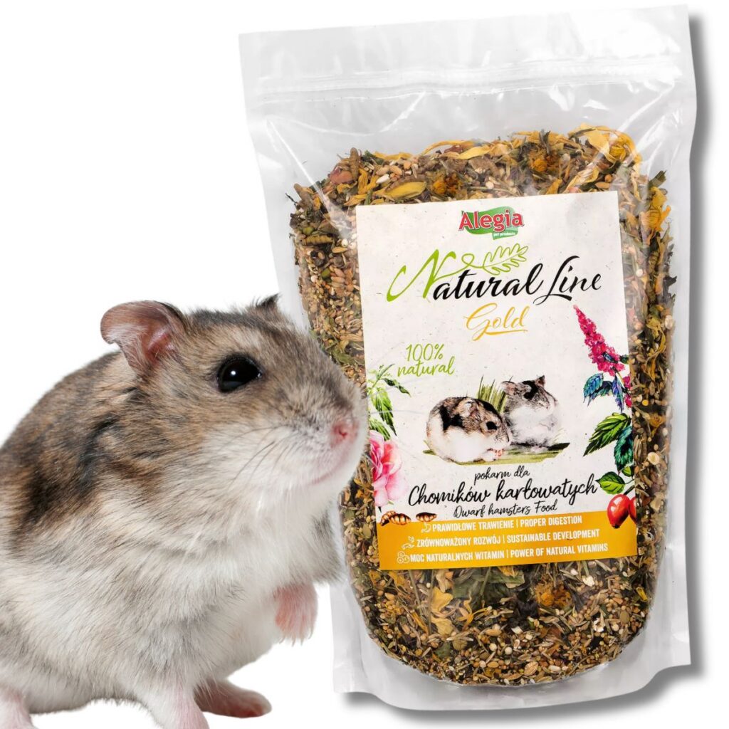 Karma dla chomika Dżungarskiego Alegia Natural Gold 500g chomik karłowaty