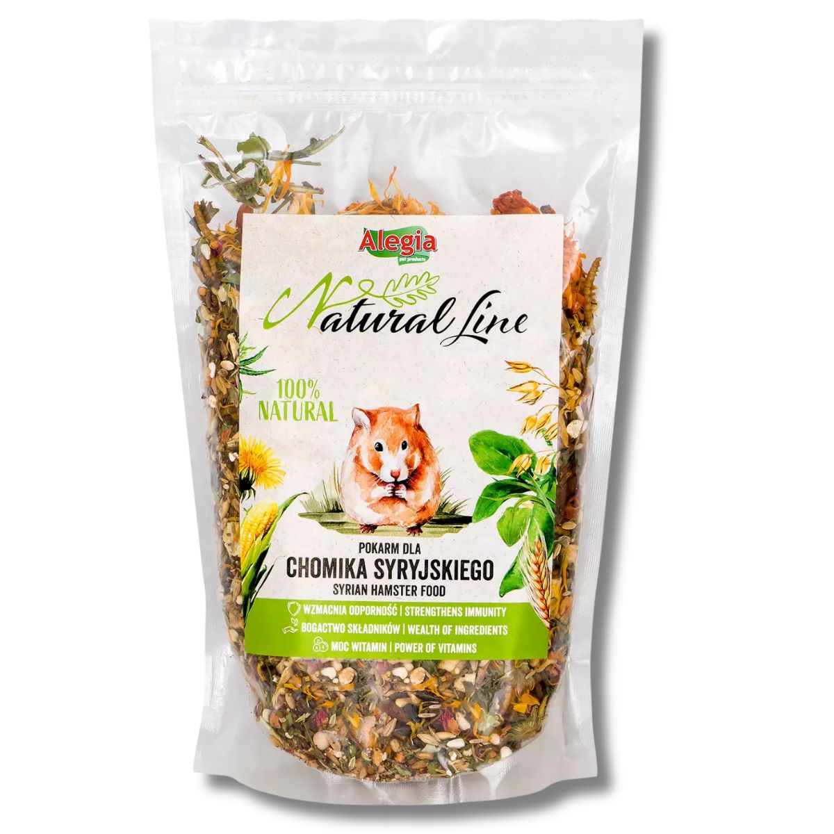Karma dla chomika Syryjskiego Alegia Natural Gold 500g pokarm dla chomika